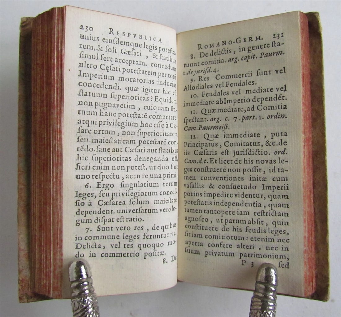 1634 Treatise on Constitution of the Roman-Germanic Empire antique - 5