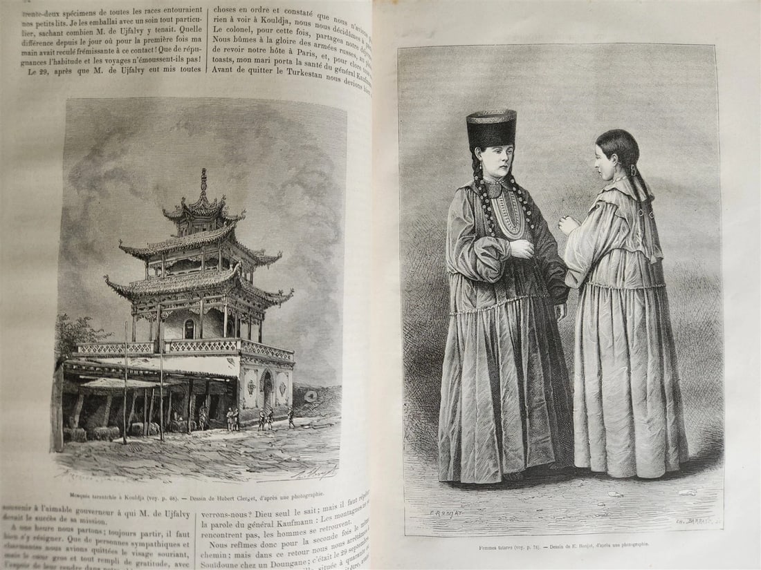 1879 HISTORY VOYAGES ILLUSTRATED antique INDO-CHINA S.AMERICA HAITI RUSSIA SYRIA - 18
