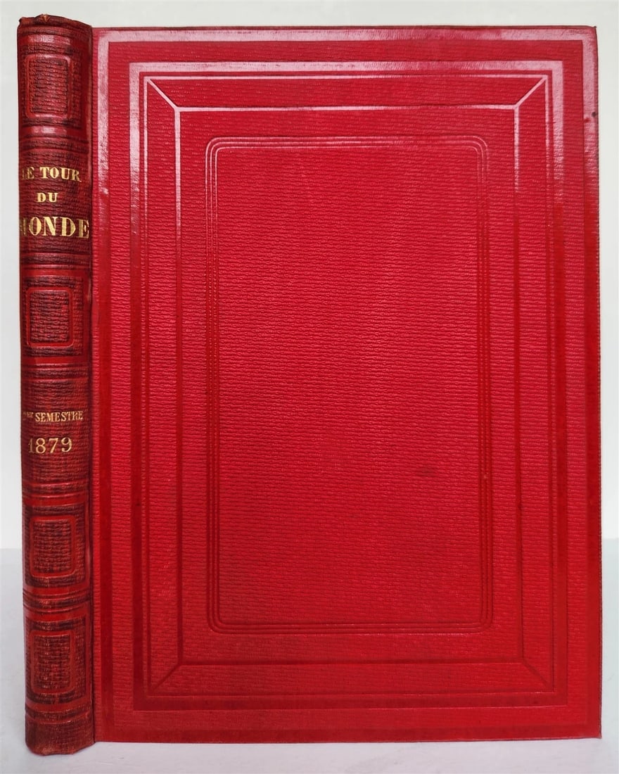1879 HISTORY VOYAGES ILLUSTRATED antique INDO-CHINA S.AMERICA HAITI RUSSIA SYRIA - 2