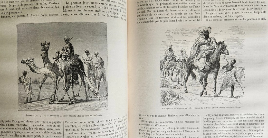 1879 HISTORY VOYAGES ILLUSTRATED antique INDO-CHINA S.AMERICA HAITI RUSSIA SYRIA - 6