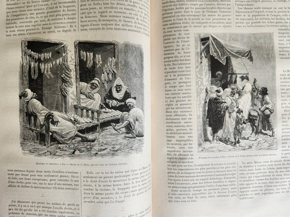 1879 HISTORY VOYAGES ILLUSTRATED antique INDO-CHINA S.AMERICA HAITI RUSSIA SYRIA - 9
