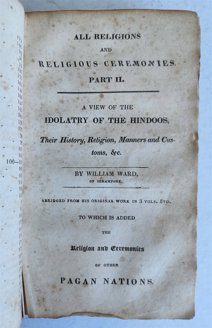 1823 RELIGIONS & RELIGIOUS CEREMONIES of ALL NATIONS antique ILLUSTRATED - 12