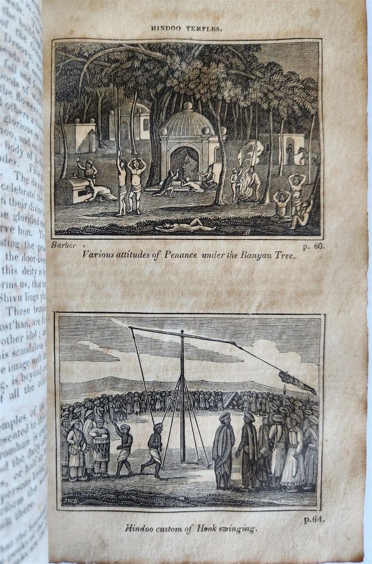1823 RELIGIONS & RELIGIOUS CEREMONIES of ALL NATIONS antique ILLUSTRATED - 16