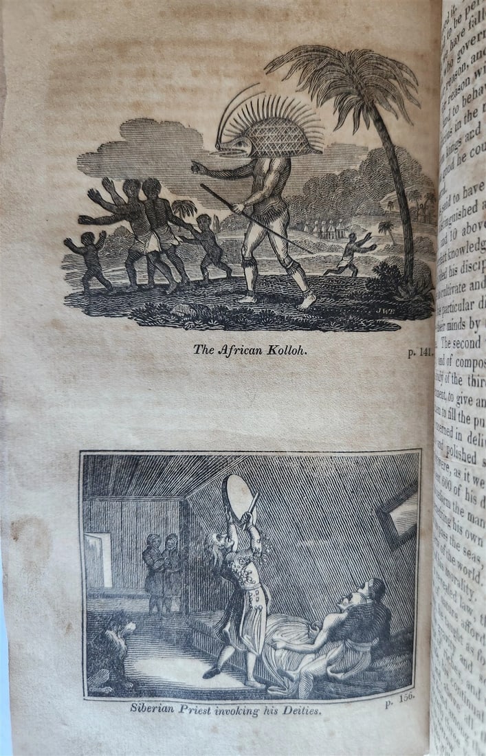 1823 RELIGIONS & RELIGIOUS CEREMONIES of ALL NATIONS antique ILLUSTRATED - 19