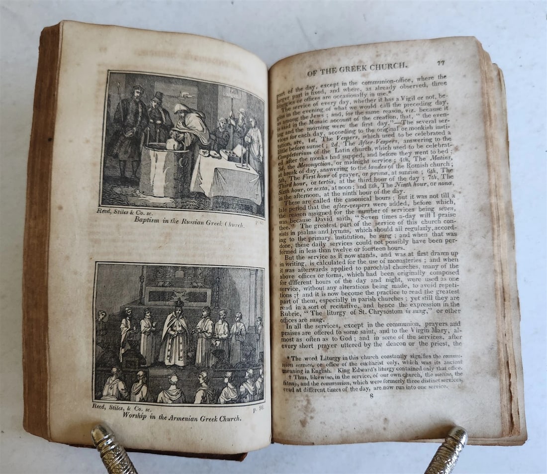1823 RELIGIONS & RELIGIOUS CEREMONIES of ALL NATIONS antique ILLUSTRATED - 8