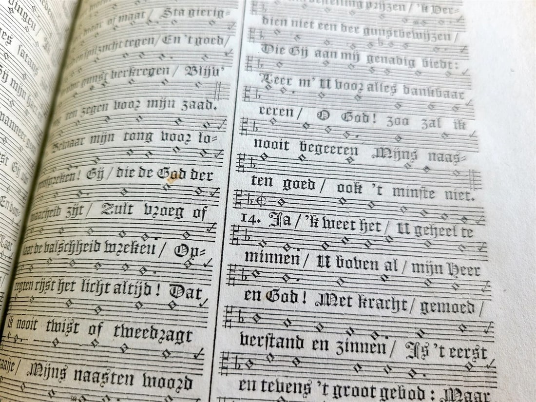 1867 BIBLE in DUTCH antique nice leather binding - 7
