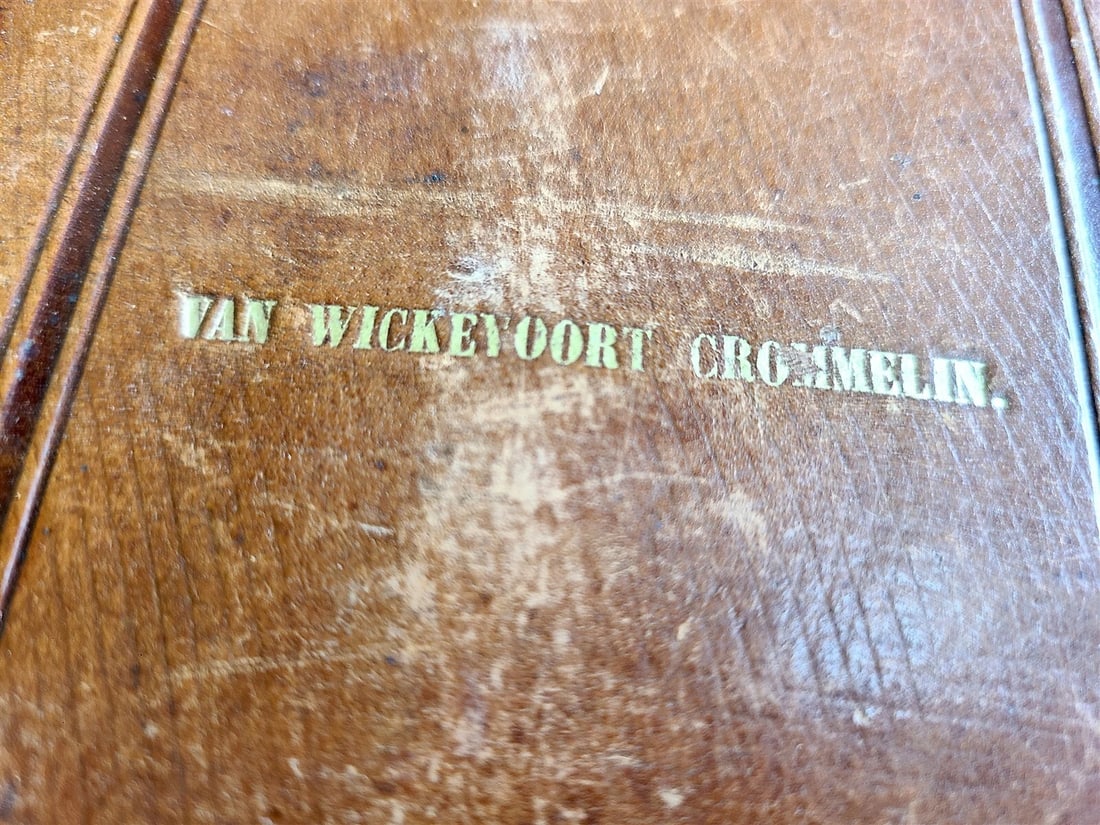 1867 BIBLE in DUTCH antique nice leather binding - 9