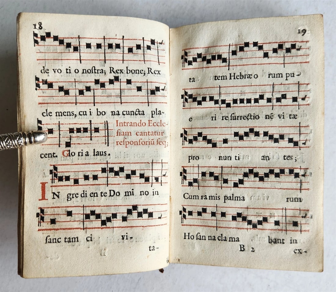 1707 MISSAL antique ILLUSTRATED w/ 20 FOLDING PLATES in GERMAN - 5