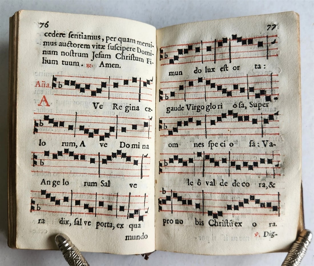1707 MISSAL antique ILLUSTRATED w/ 20 FOLDING PLATES in GERMAN - 8