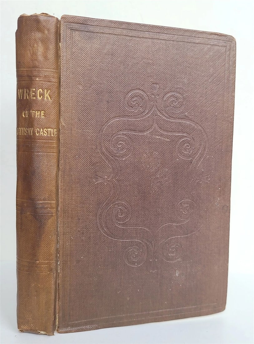 1834 NARRATIVE of WRECK of ROTHSAY CASTLE STEAM PACKET ADSHEAD antique SHIPWRECK - 2