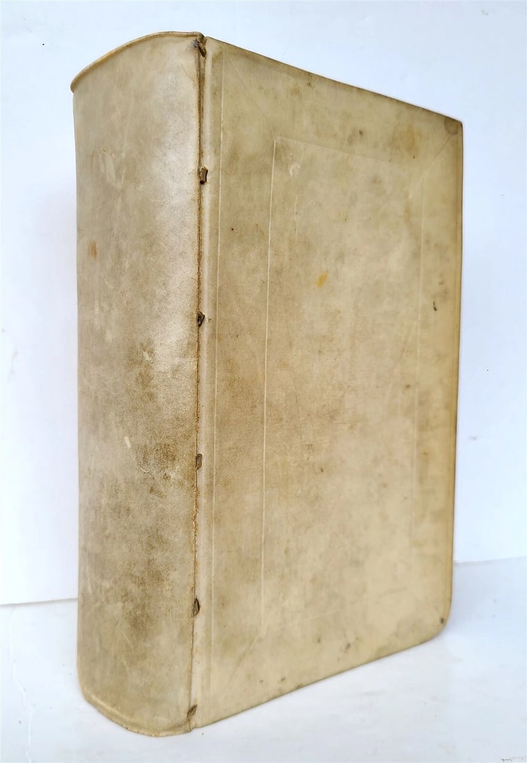 1744 FLORUS ROMAN HISTORY antique VELLUM BINDING Epitome Rerum Romanarum - 2