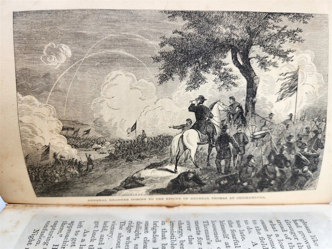1865 GRANT & SHERMAN their CAMPAIGNS & GENERALS by Headley antique ILLUSTRATED - 13