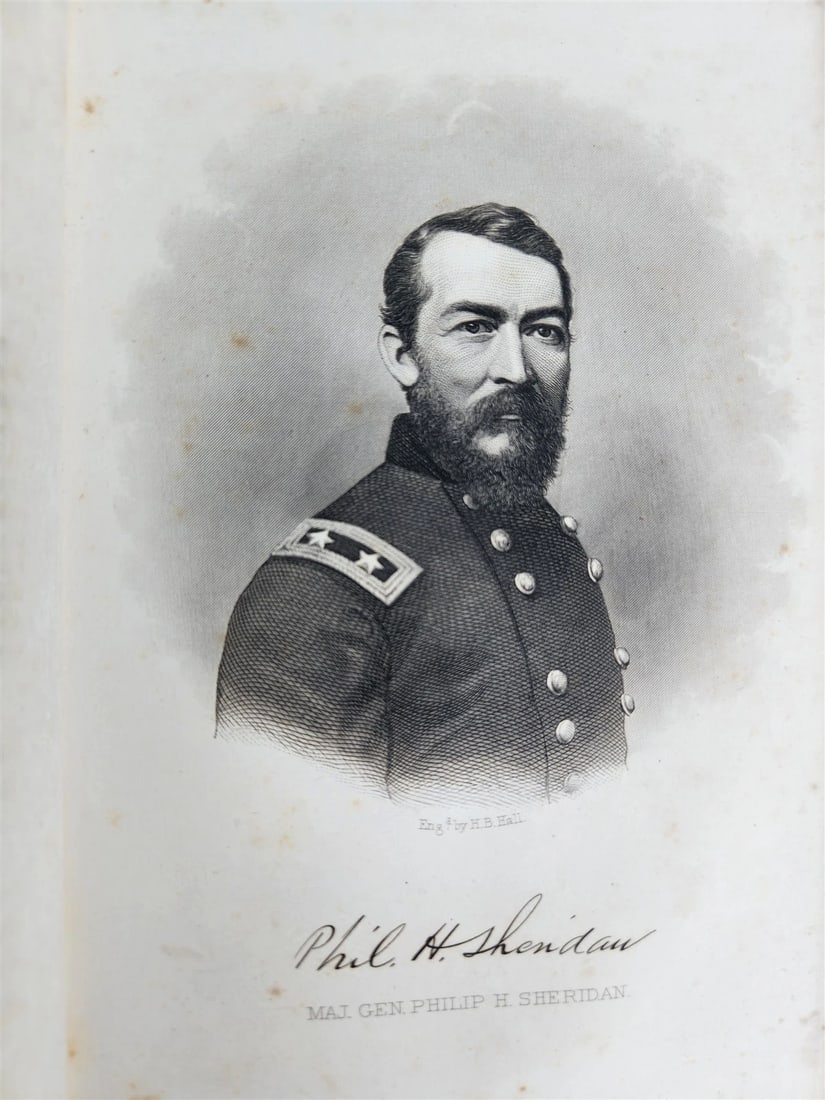 1865 GRANT & SHERMAN their CAMPAIGNS & GENERALS by Headley antique ILLUSTRATED - 16