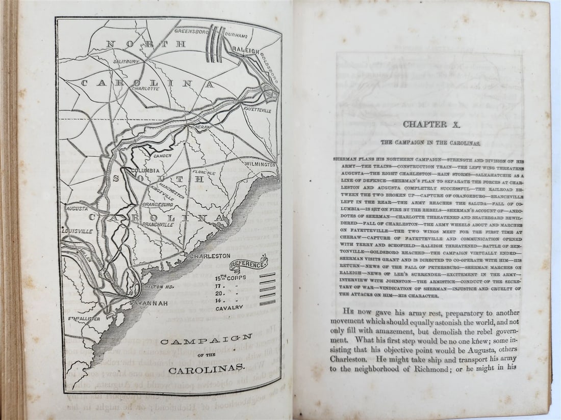 1865 GRANT & SHERMAN their CAMPAIGNS & GENERALS by Headley antique ILLUSTRATED - 8
