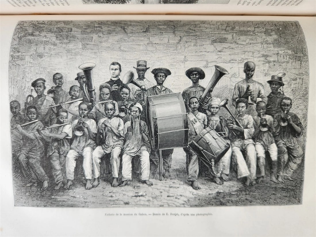 1876 HISTORY VOYAGES ILLUSTRATED antique USA CHINA AFRICA TAHITI TURKEY ARMENIA - 14