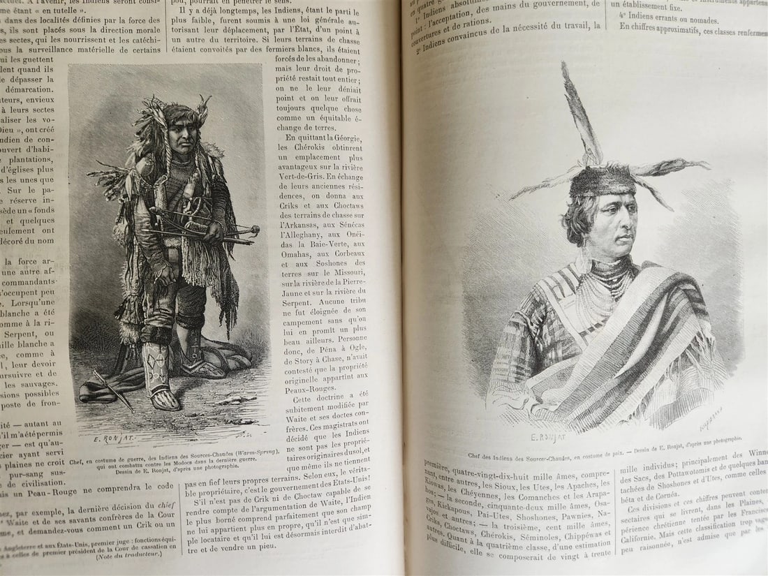 1876 HISTORY VOYAGES ILLUSTRATED antique USA CHINA AFRICA TAHITI TURKEY ARMENIA - 17
