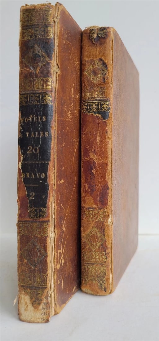 1831-1832 FENIMORE COOPER THE BRAVO 2 VOLUMES antique 1st EDITION: Title: 1831-1832 FENIMORE COOPER THE BRAVO 2 VOLUMES antique 1st EDITION Description: [Cooper, James Fenimore]. The Bravo. A Tale. 2 volumes. Philadelphia, 1831 Size 4.5 by 7" Original sheep,
