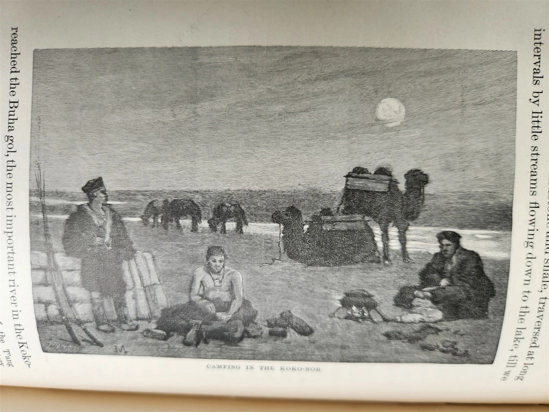 1891 LAND of LAMAS antique ILLUSTRATED Journey Through China Mongolia & Tibet - 13