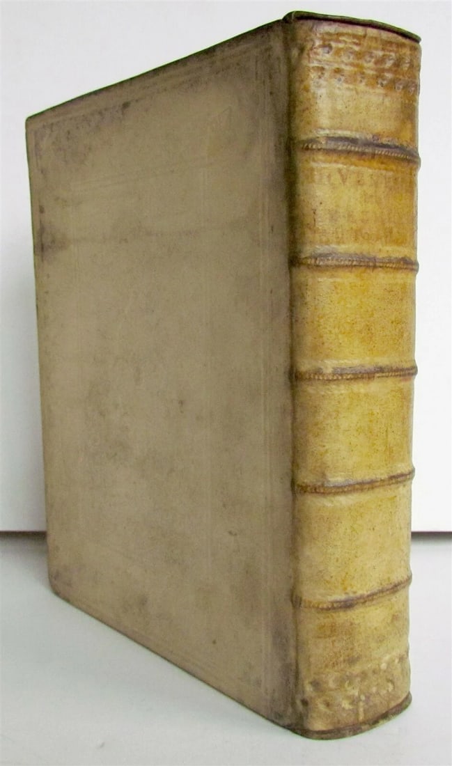 1765 Commentary on Prophet Jeremia by HERMAN VENEMA antique VELLUM BINDING v.II (1 of 10)
