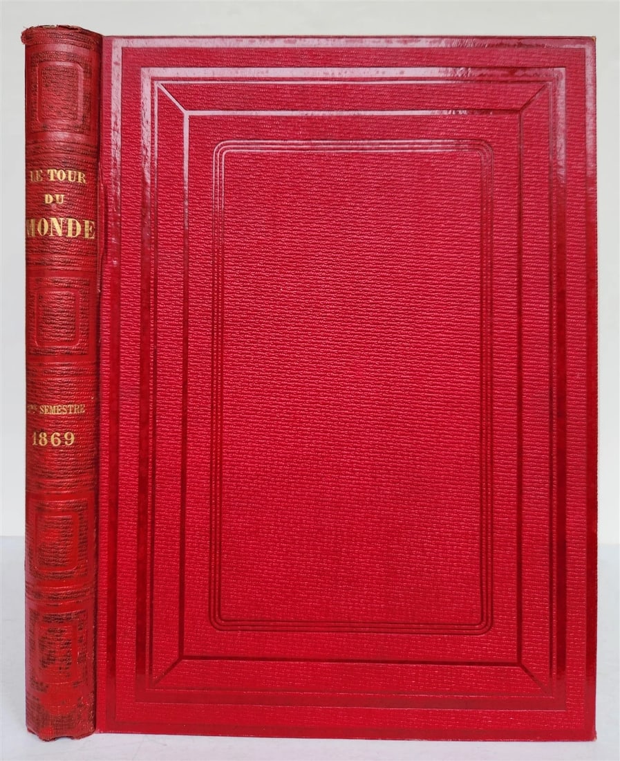 1869 HISTORY VOYAGES ILLUSTRATED antique NEW ZEALAND CEYLON SRI LANKA INDIA USA - 2