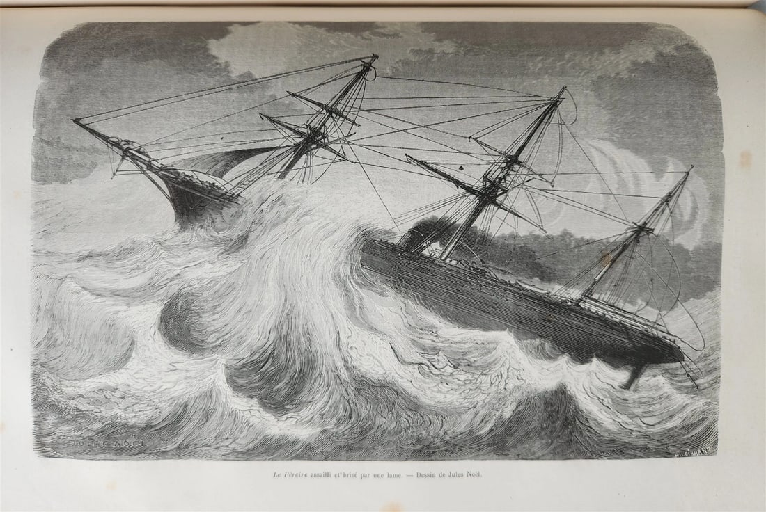 1869 HISTORY VOYAGES ILLUSTRATED antique NEW ZEALAND CEYLON SRI LANKA INDIA USA - 4