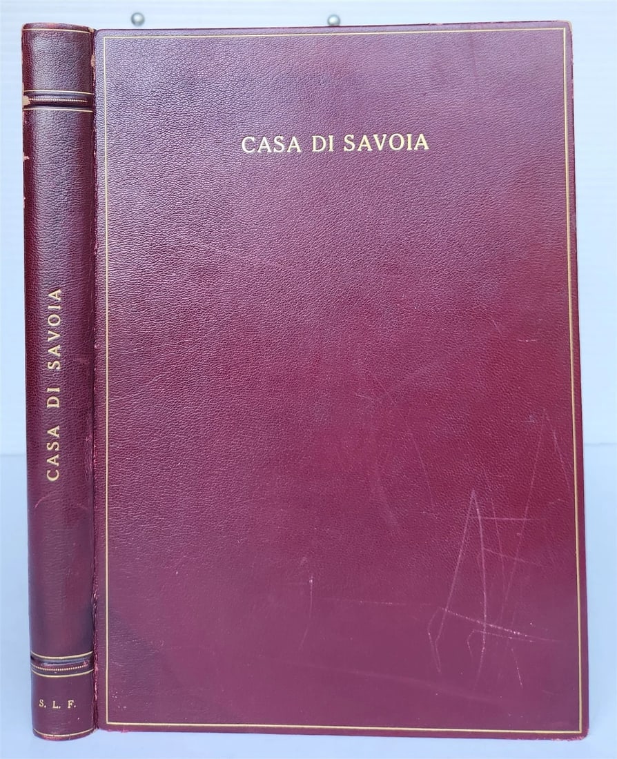 1883 HOUSE of SAVOY AUTOGRAPHA antique LTD EDITION illustrated CASA di SAVOIA (1 of 20)