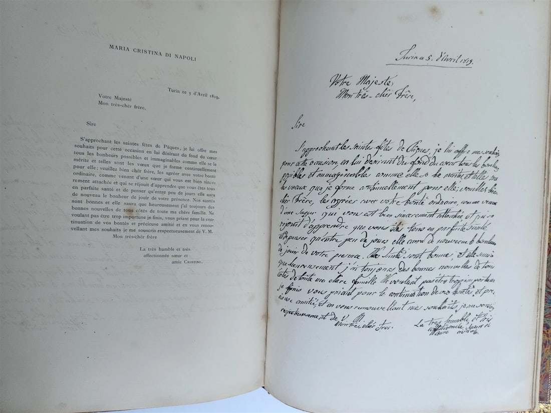 1883 HOUSE of SAVOY AUTOGRAPHA antique LTD EDITION illustrated CASA di SAVOIA - 5