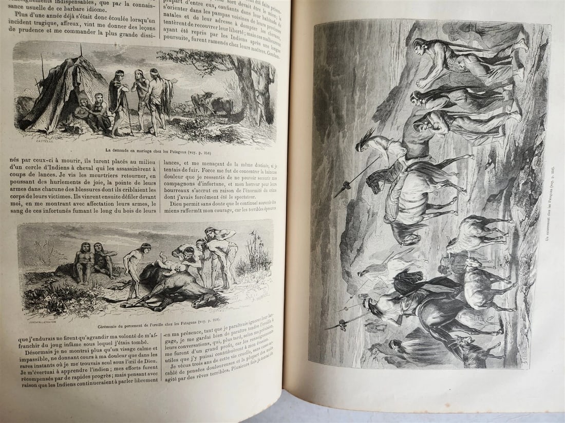 1861 HISTORY VOYAGES ILLUSTRATED antique CENTRAL ASIA AFGHANISTAN BRAZIL RUSSIA - 10