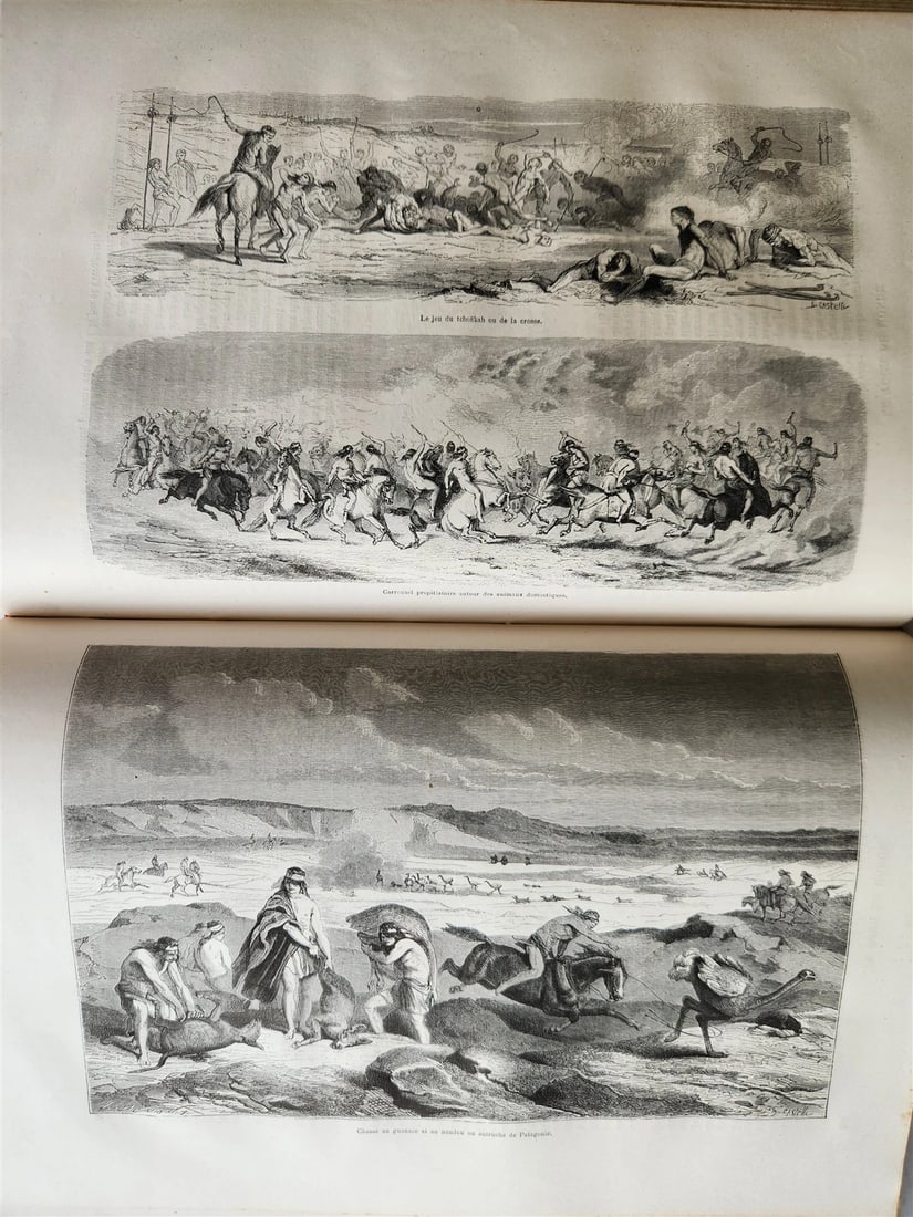 1861 HISTORY VOYAGES ILLUSTRATED antique CENTRAL ASIA AFGHANISTAN BRAZIL RUSSIA - 12