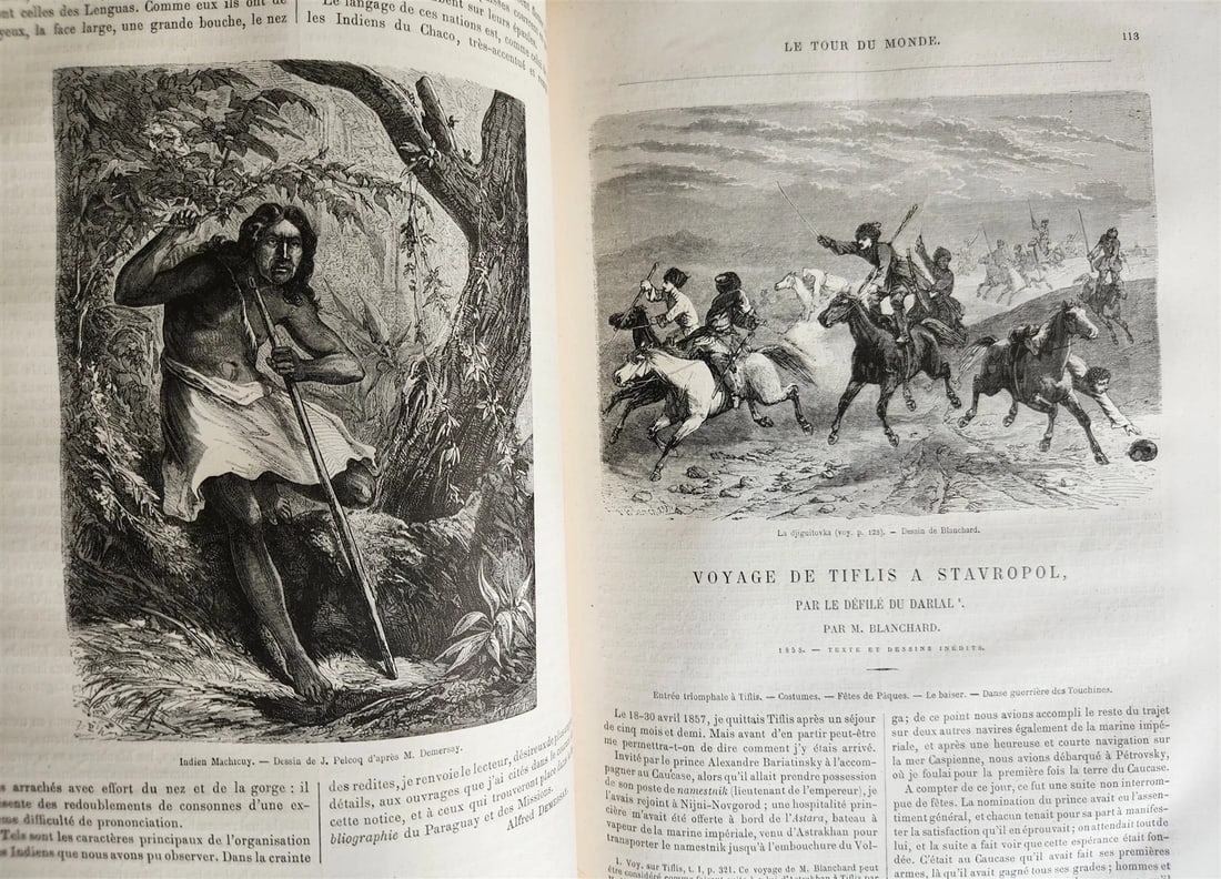 1861 HISTORY VOYAGES ILLUSTRATED antique CENTRAL ASIA AFGHANISTAN BRAZIL RUSSIA - 18