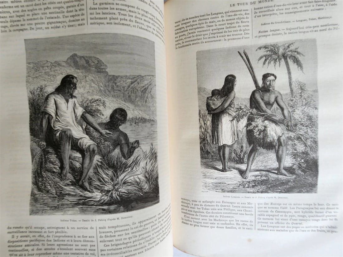 1861 HISTORY VOYAGES ILLUSTRATED antique CENTRAL ASIA AFGHANISTAN BRAZIL RUSSIA - 19