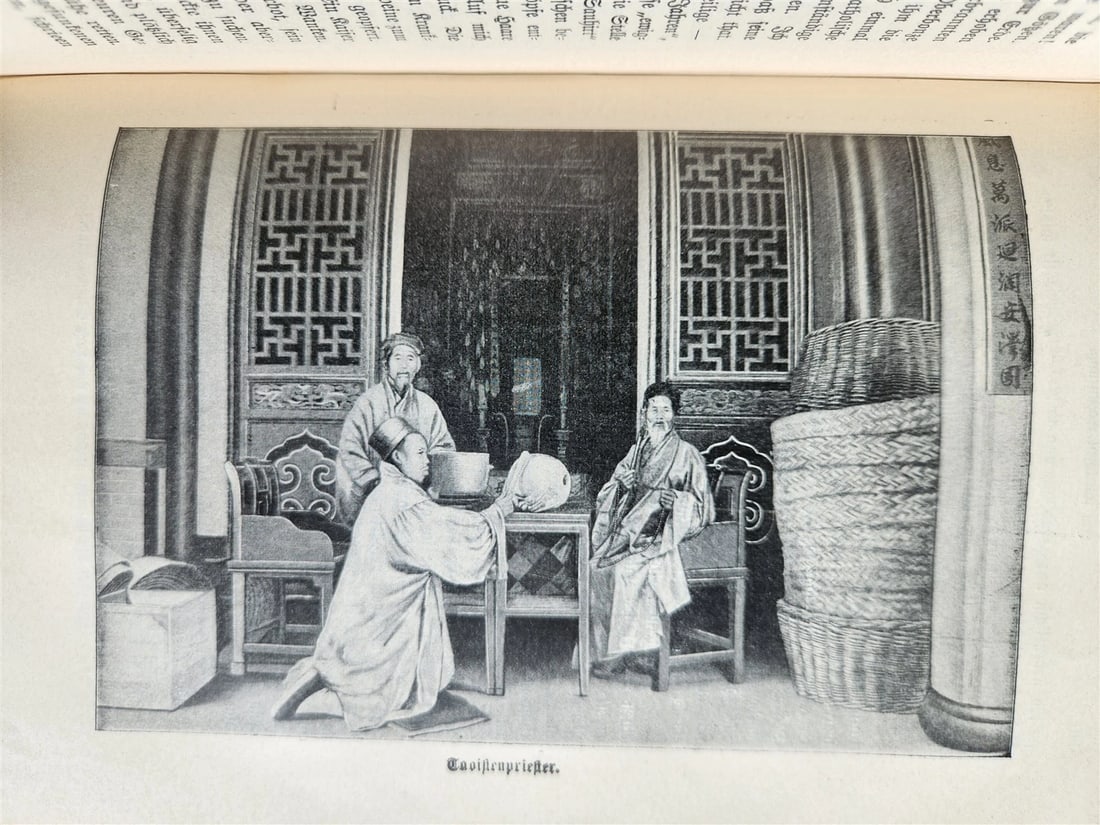 1902 CHINA IN HOMELAND of CONFUCIUS in GERMAN antique ILLUSTRATED - 19