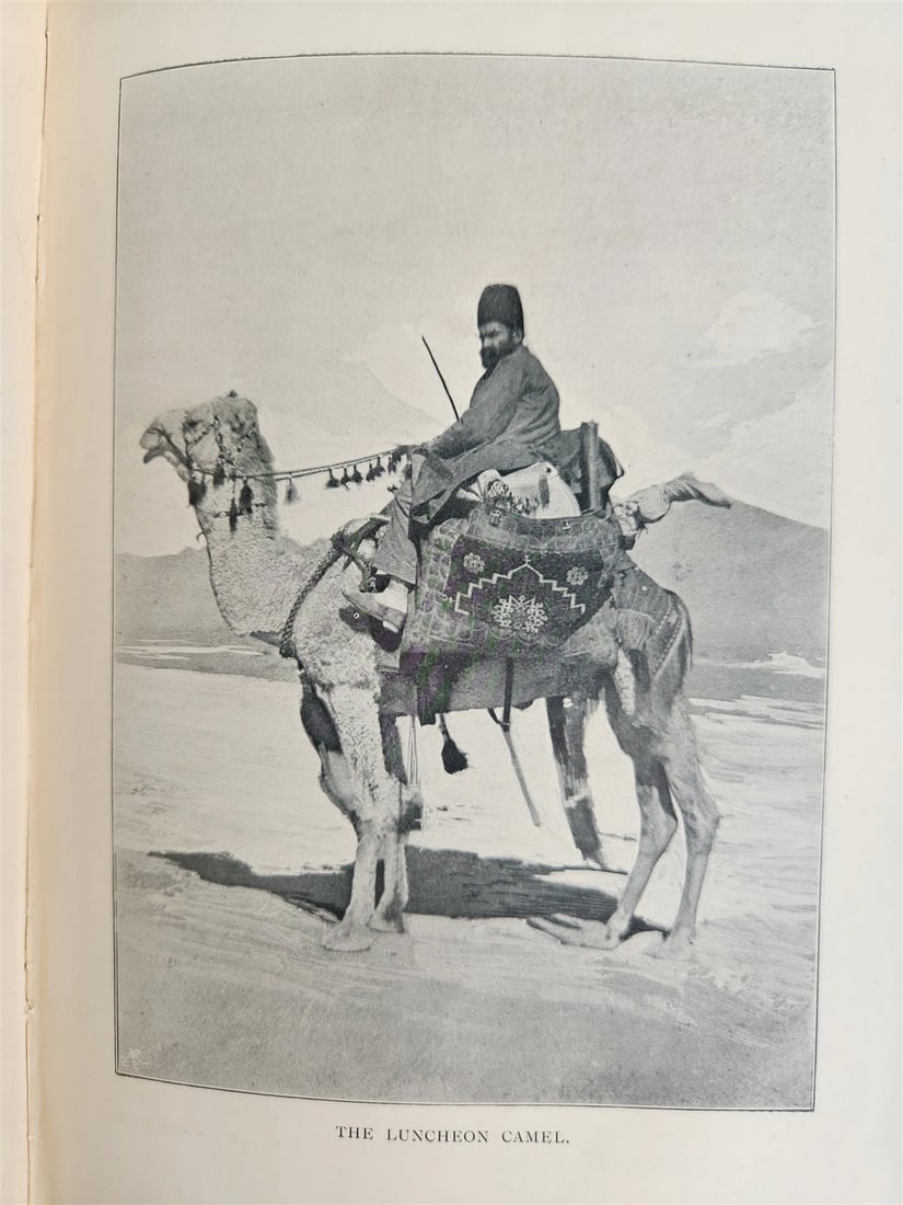 1898 THROUGH PERSIA on a SIDE-SADDLE by ELLA C. SYKES antique ILLUSTRATED - 12