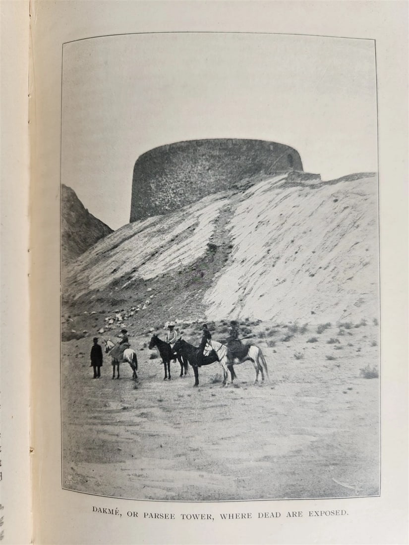 1898 THROUGH PERSIA on a SIDE-SADDLE by ELLA C. SYKES antique ILLUSTRATED - 20