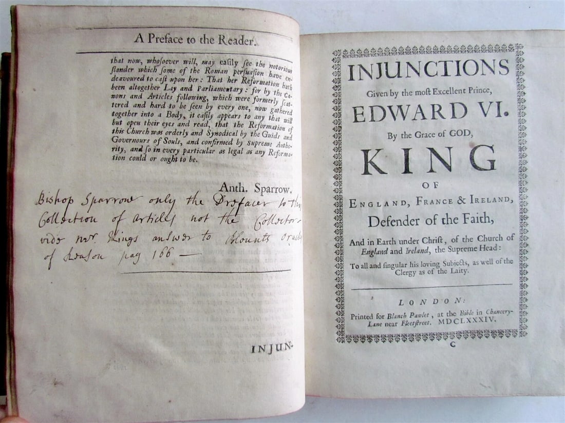 1684 Collection of articles w/ publick records of Church of England antique - 8