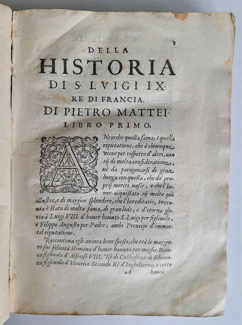 1628 ACCOUNT of CRUSADES AGAINST TURKS by Pierre Matthieu antique VELLUM BINDING - 3
