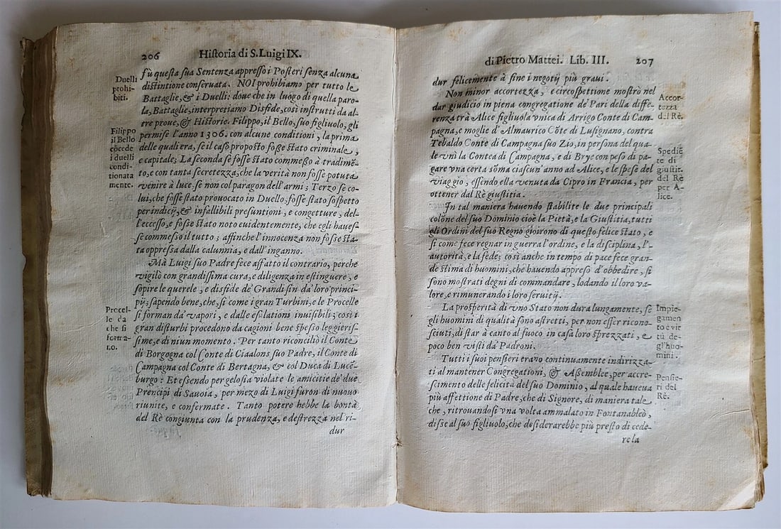 1628 ACCOUNT of CRUSADES AGAINST TURKS by Pierre Matthieu antique VELLUM BINDING - 6