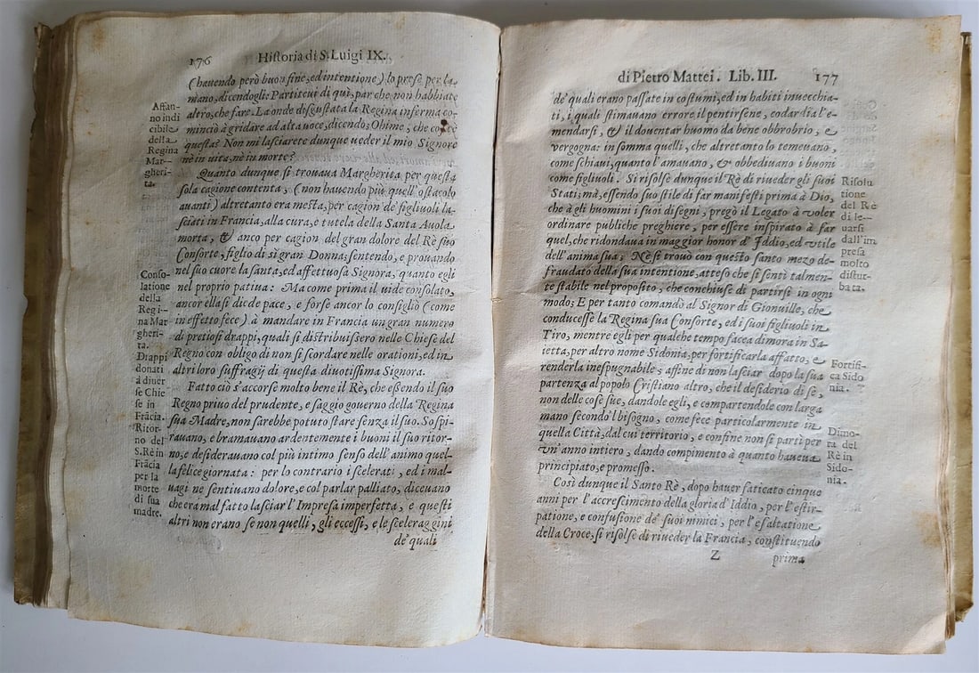 1628 ACCOUNT of CRUSADES AGAINST TURKS by Pierre Matthieu antique VELLUM BINDING - 7