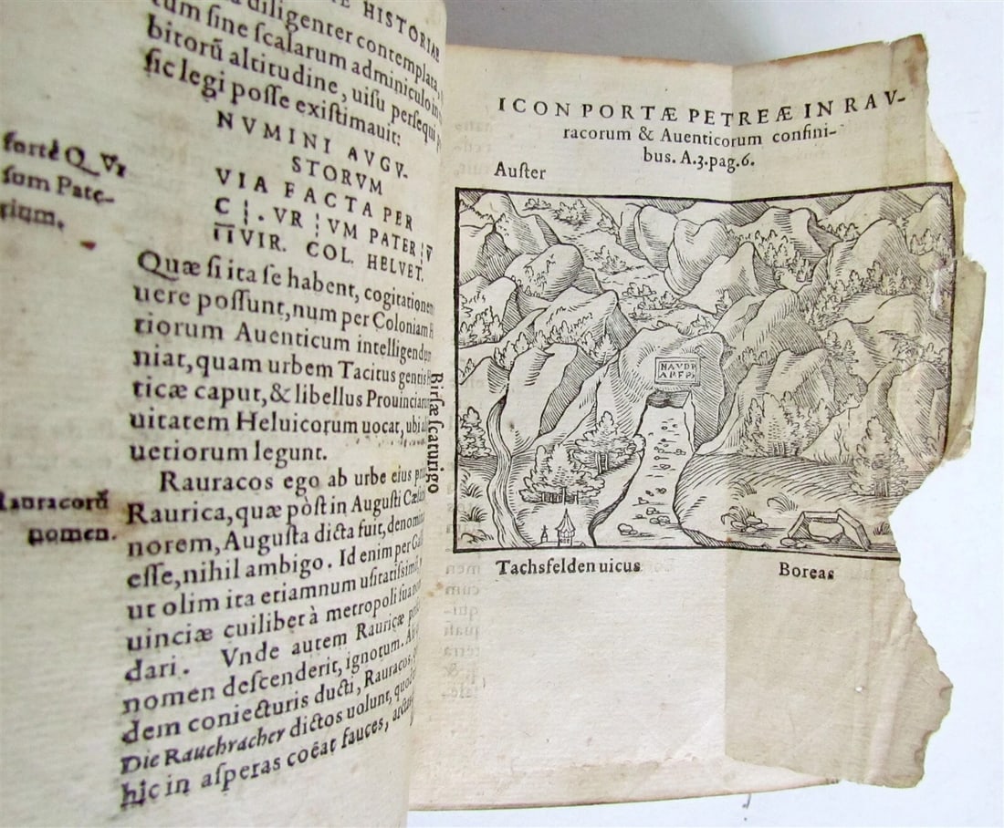 1577 HISTORY of BASEL in LATIN antique 16th CENTURY ILLUSTRATED w/ MAP - 6