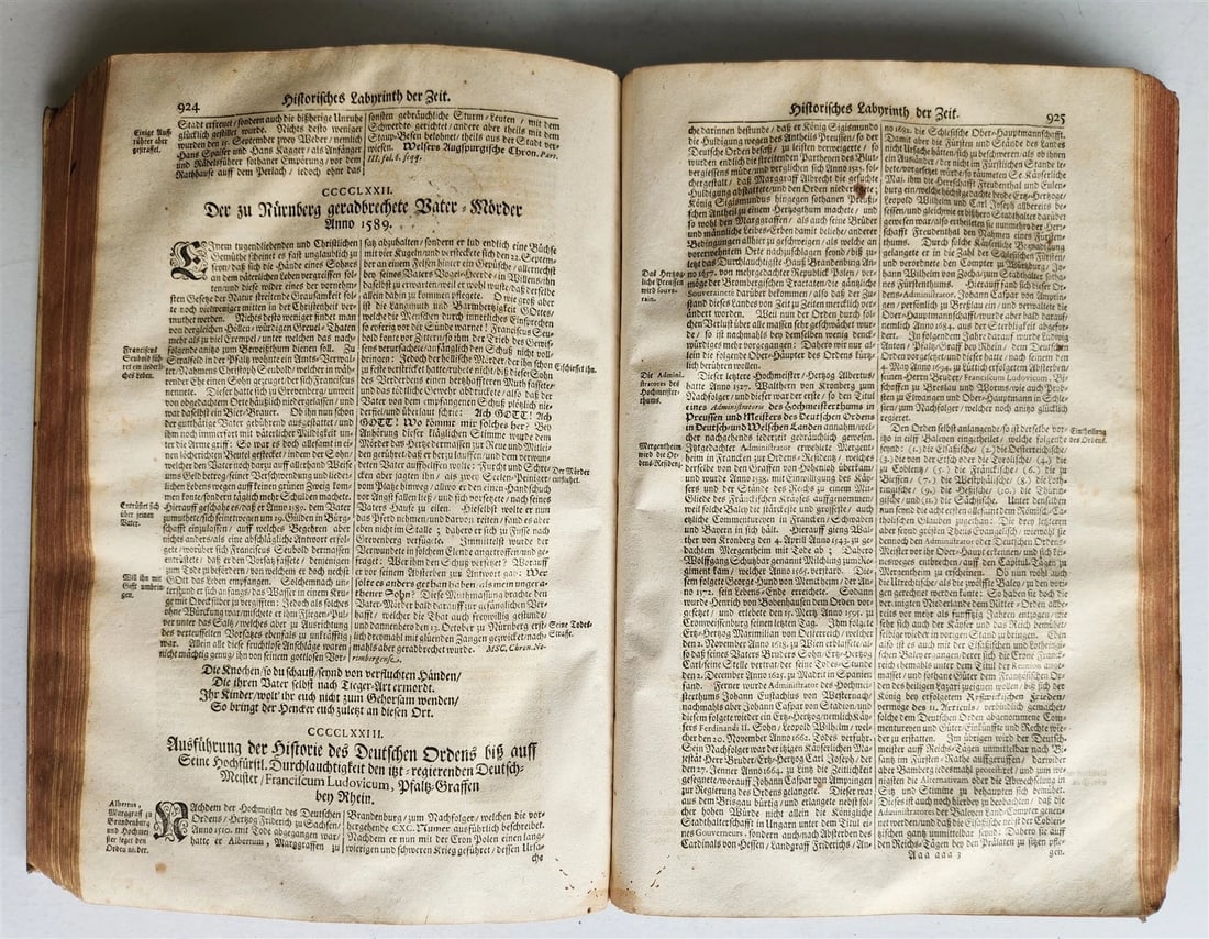 1701 HISTORY of KINGS & GRAND MASTERS of TEUTONIC ORDER antique FOLIO - 6