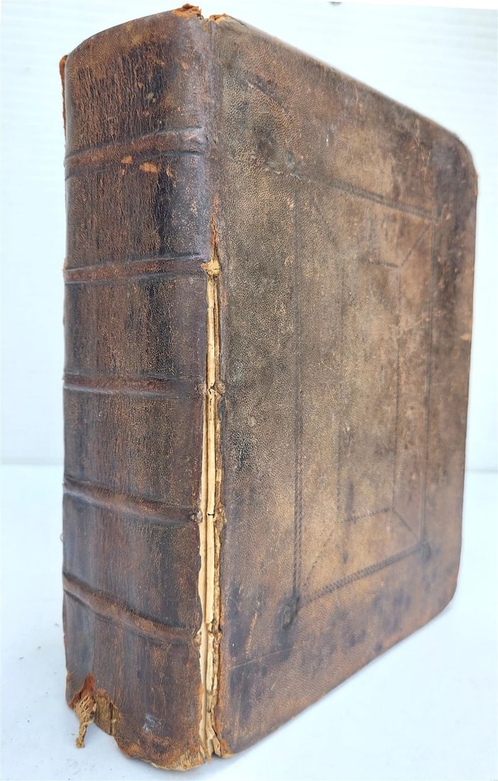 1791 BIBLE by ISAAC COLLINS FIRST printed in NEW JERSEY antique RARE Americana - 2