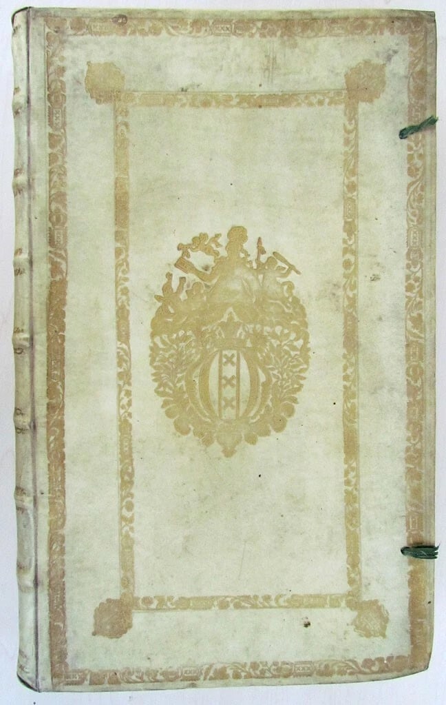 ANTIQUE 1749 AMAZING DECORATIVE VELLUM BOUND MASSIVE FOLIO by BASILII FABRI - 3