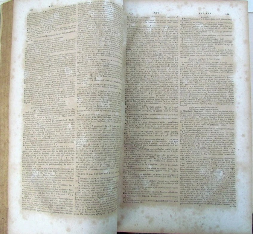 ANTIQUE 1749 AMAZING DECORATIVE VELLUM BOUND MASSIVE FOLIO by BASILII FABRI - 7
