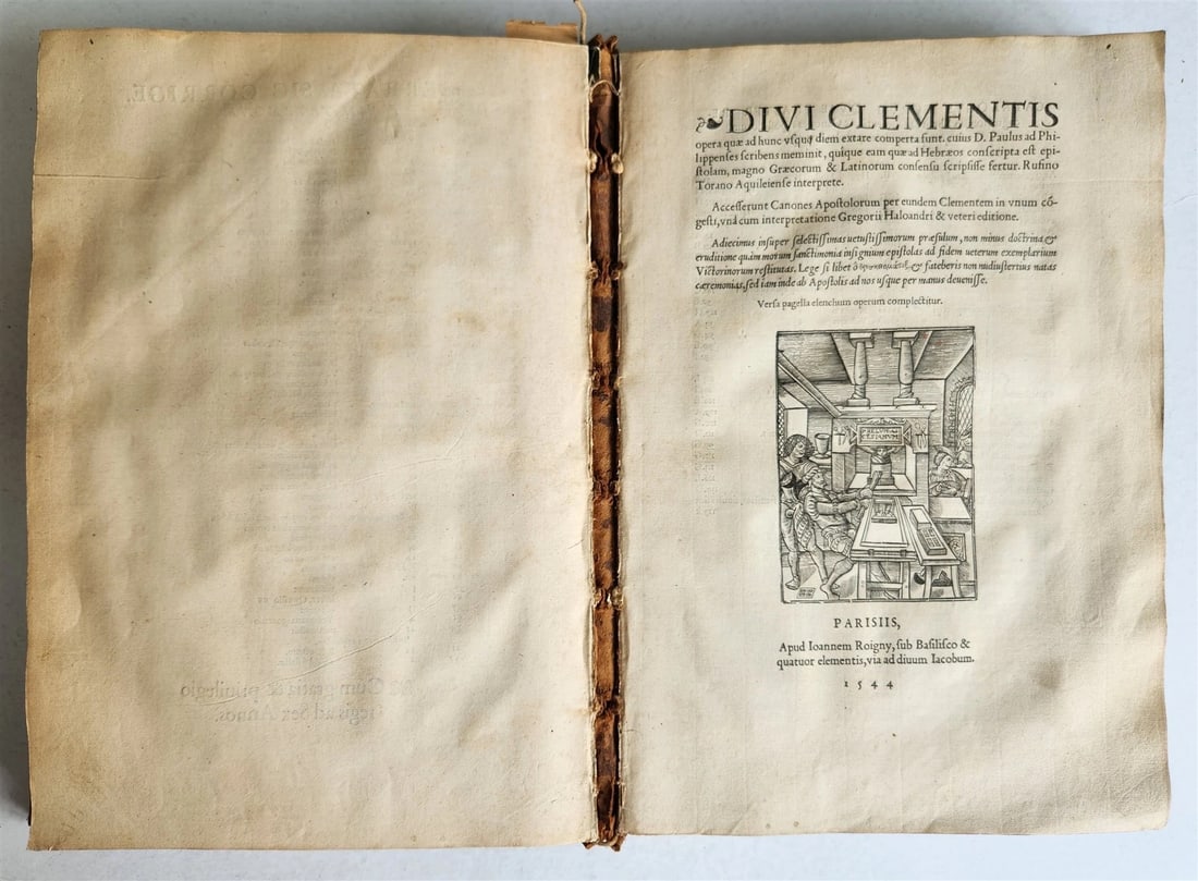 1544-1554 1st Latin edition of JUSTINUS MARTYR WORKS antique 16th CENTURY FOLIO (1 of 12)