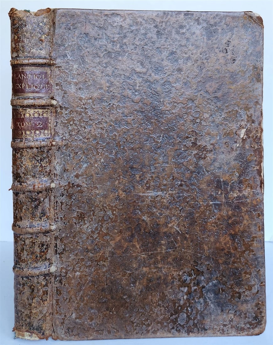 1719 CULTS of ROMANS & GREEKS antique FOLIO RICHLY ILLUSTRATED w/ 104 PLATES - 3