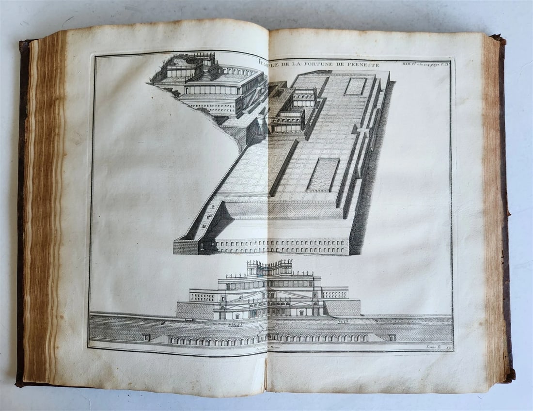 1719 CULTS of ROMANS & GREEKS antique FOLIO RICHLY ILLUSTRATED w/ 104 PLATES - 6