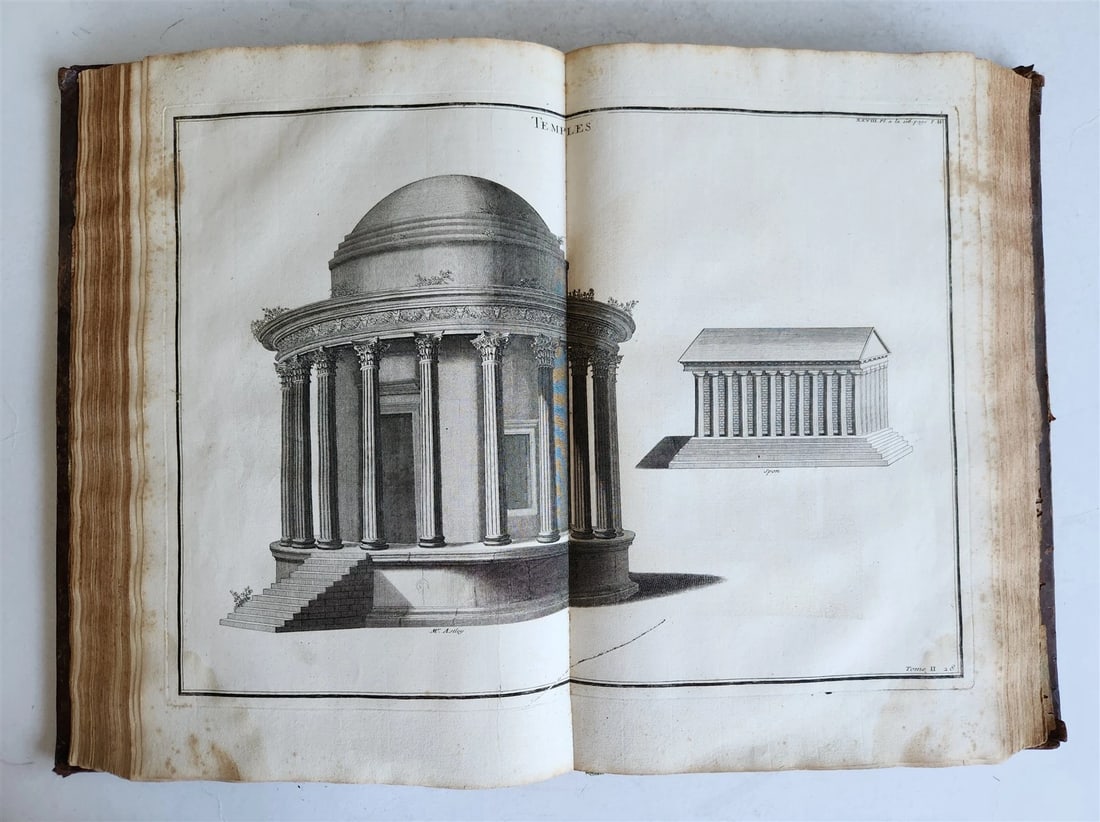 1719 CULTS of ROMANS & GREEKS antique FOLIO RICHLY ILLUSTRATED w/ 104 PLATES - 7