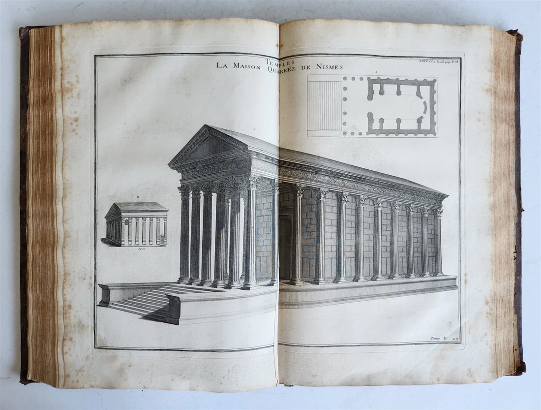 1719 CULTS of ROMANS & GREEKS antique FOLIO RICHLY ILLUSTRATED w/ 104 PLATES - 8