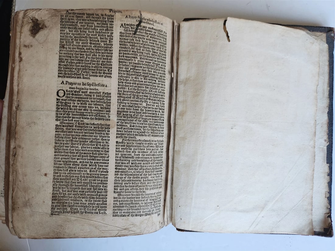 1607 BIBLE in ENGLISH antique GENEVA OLD & NEW TESTAMENT by Robert Barker - 15