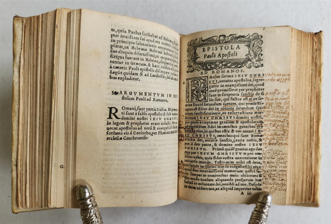 1539 BIBLE in LATIN FULLY ILLUSTRATED antique VELLUM rare 16th CENTURY - 11